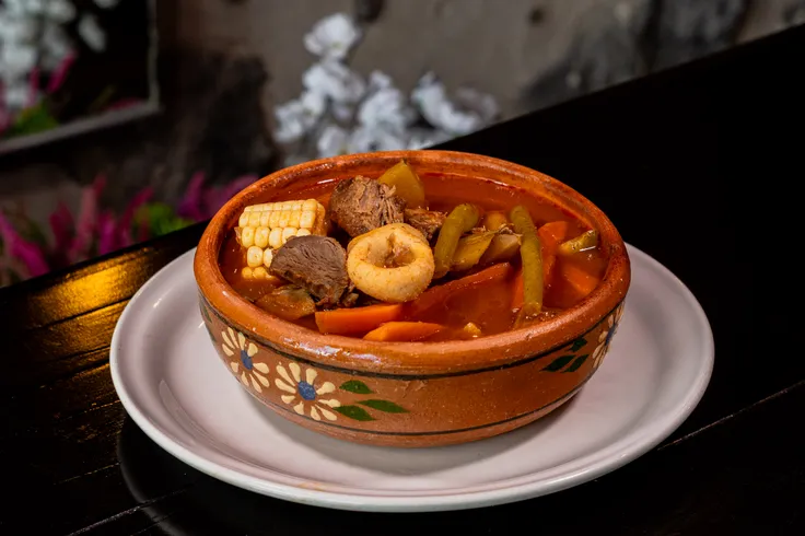 Chileatole de res
